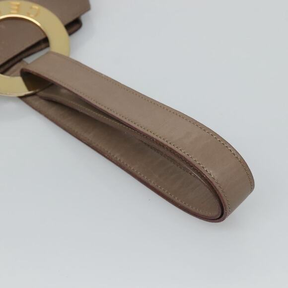 CELINE Shoulder Bag Leather Brown Gold - Picture 7 of 12